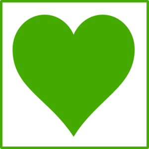 Green Heart Icon Vector Clip Art Free For Download