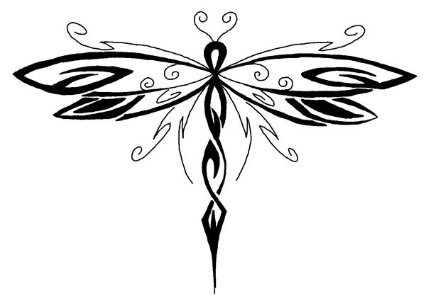 Dragonfly Tattoo Pattern5 Dragonfly tattoo design, art, flash ...