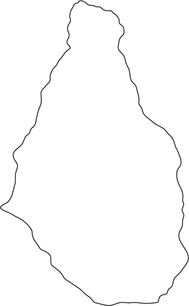 Montserrat outline map