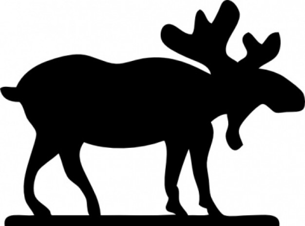 Moose Clip Art Silhouette - Free Clipart Images