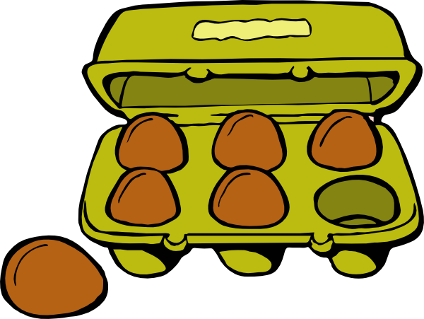 Egg Carton Clip Art - vector clip art online, royalty ...