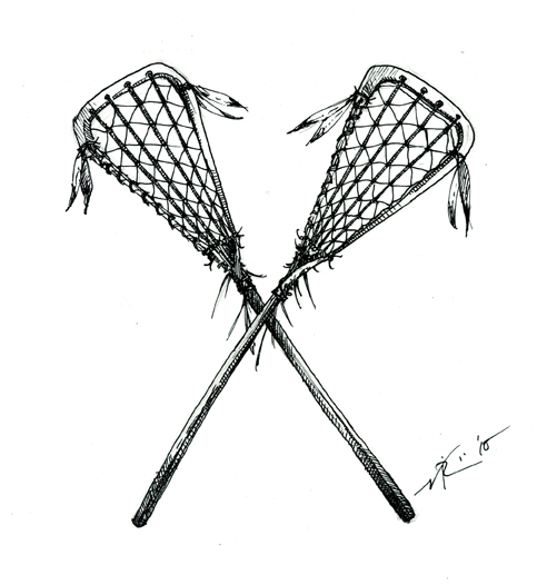 Lacrosse Stick Drawing ClipArt Best