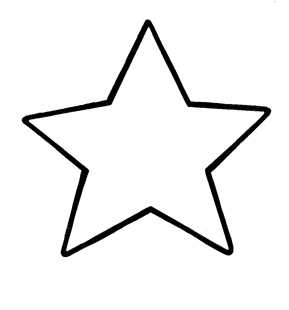 Christmas Star Clip Art Black And White - Free ...