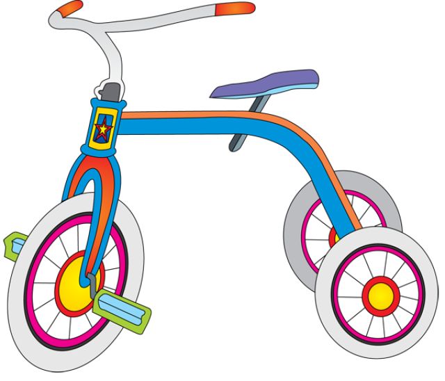 pictures of tricycles clipart heart