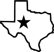 Shape of texas clip art