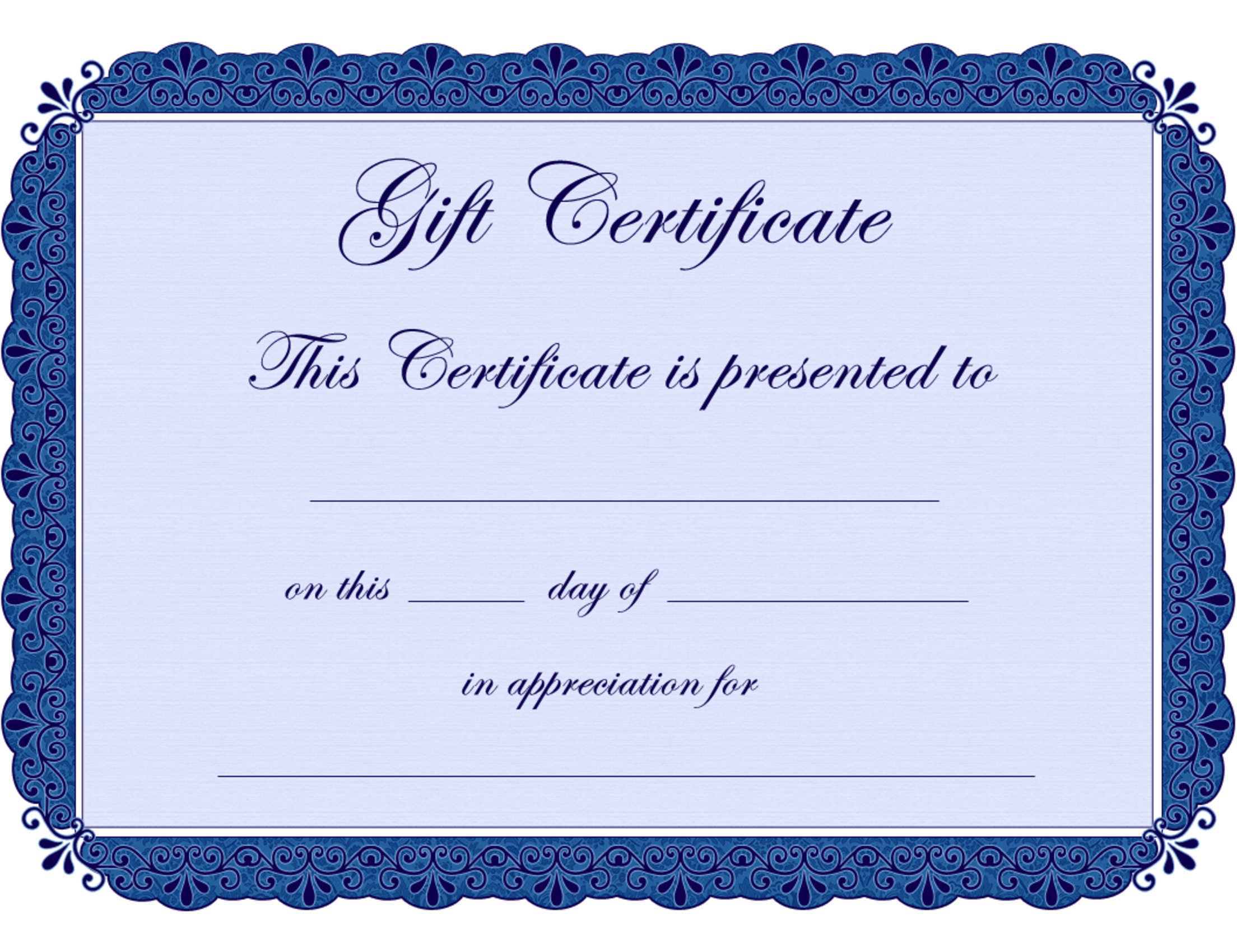 Babysitting Gift Certificate Template
