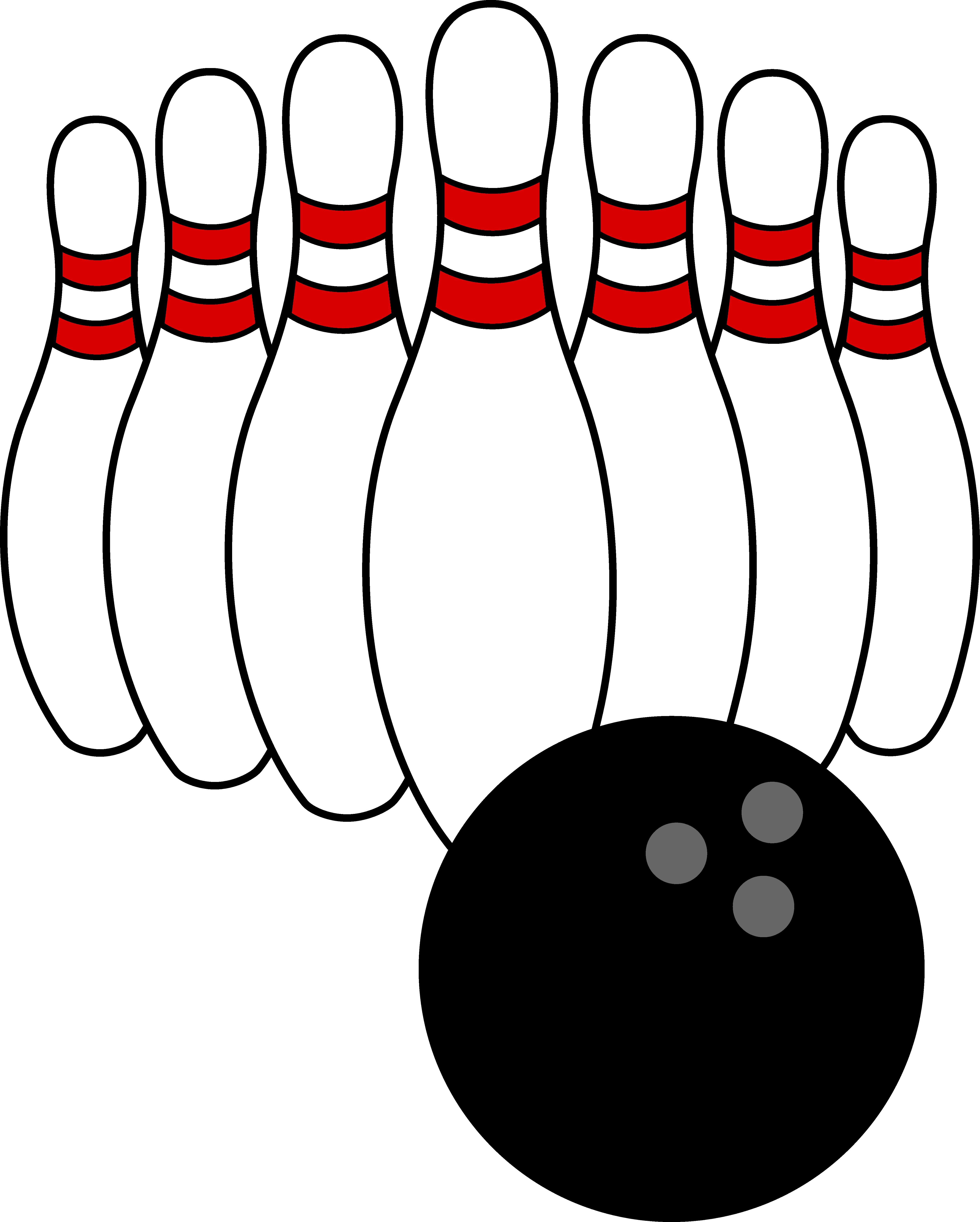 Clip Art Bowling Pins