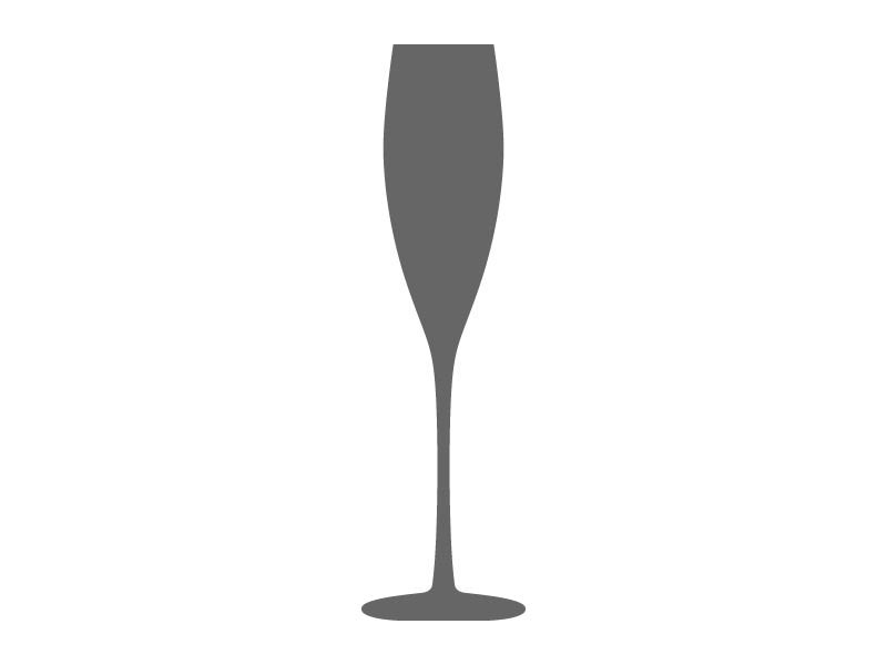 Champagne Glass Stencil | Craftcuts.com