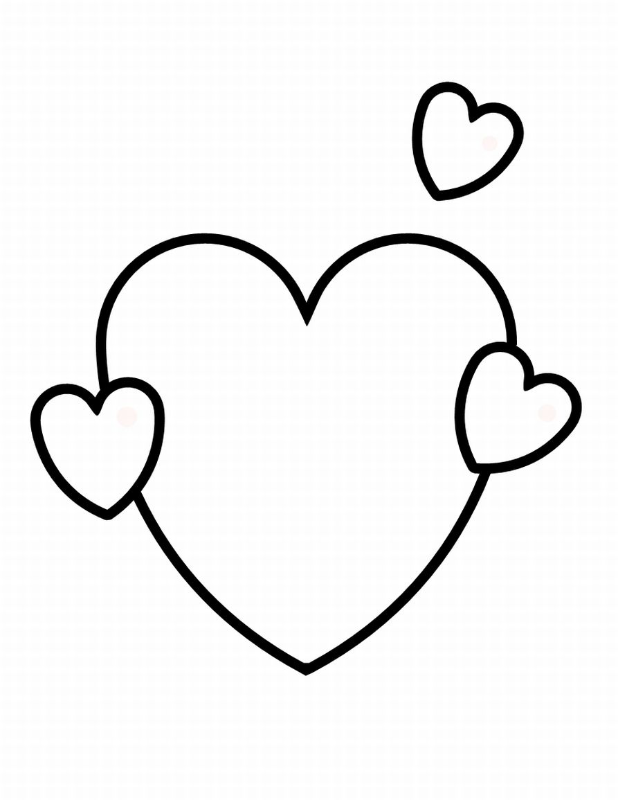 Heart Template For Kids - ClipArt Best