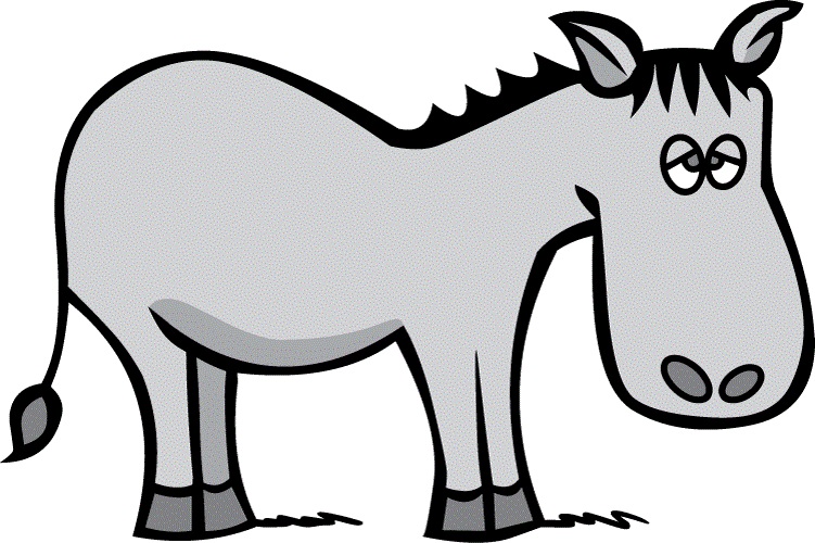 Free kicking donkey clipart clipart - Clipartix