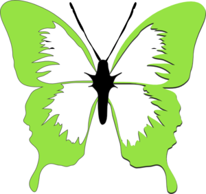 Free Clipart Green Butterfly - ClipArt Best