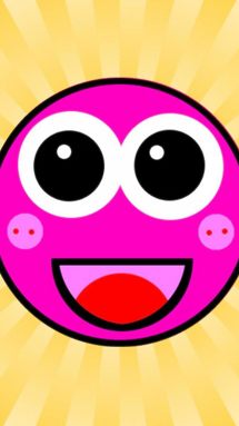 Download Pink Smiley wallpapers to your cell phone - emotion happy ...