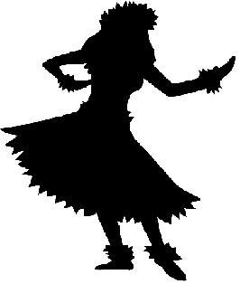 Hula Girl Clipart Graphics