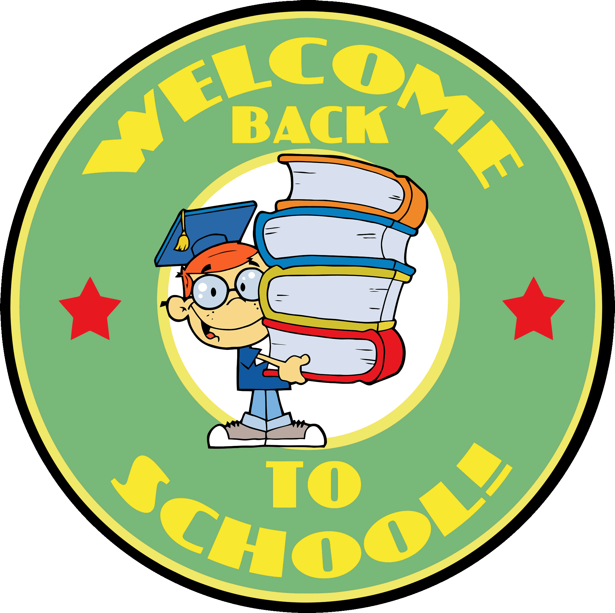 Clipart welcome back to school