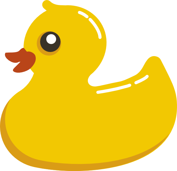 Rubber Duck clip art - vector clip art online, royalty free ...