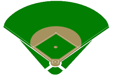 Softball Diamond Clipart