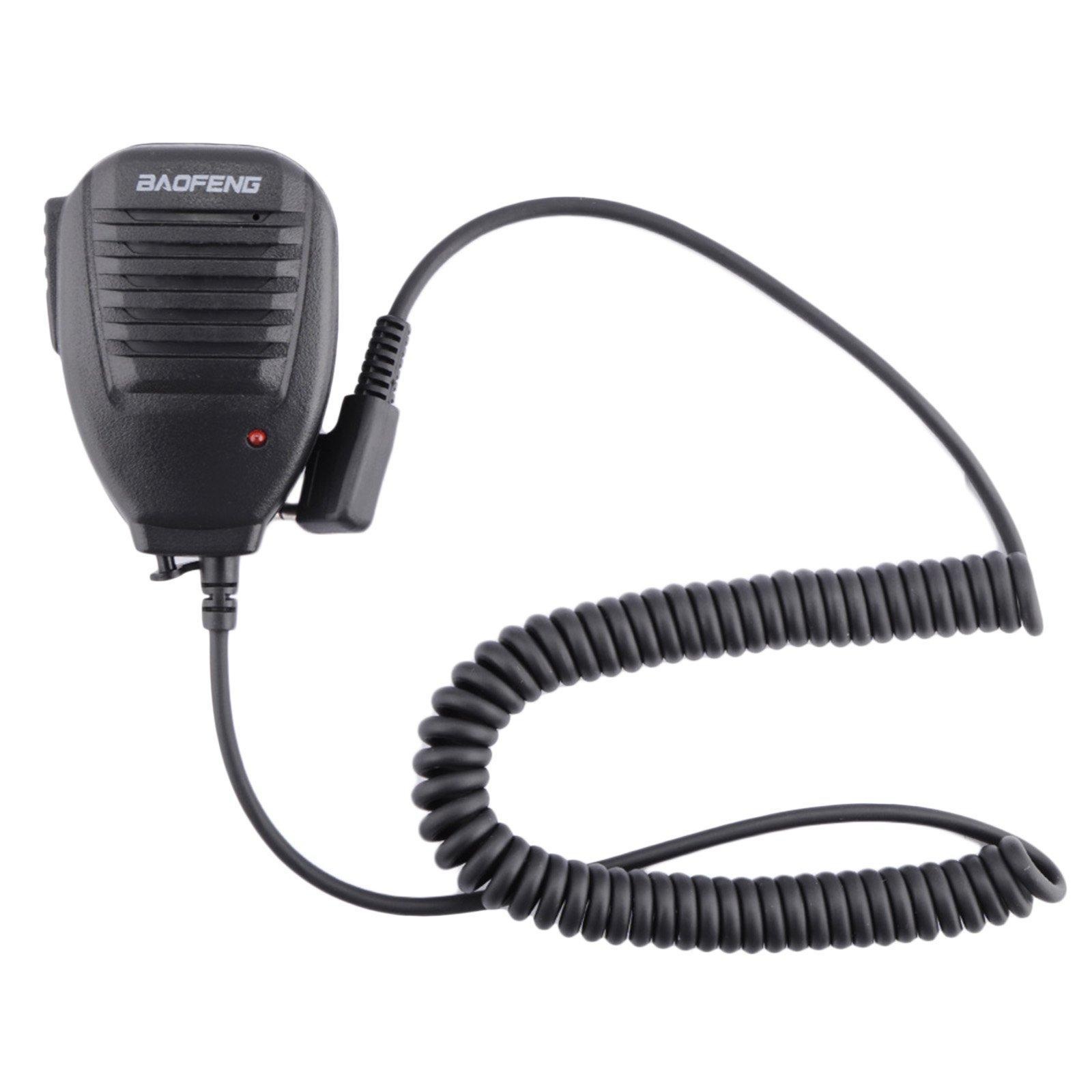 Two Way Radio Speaker Mic Microphone For Walkie Talkie Wouxun ...