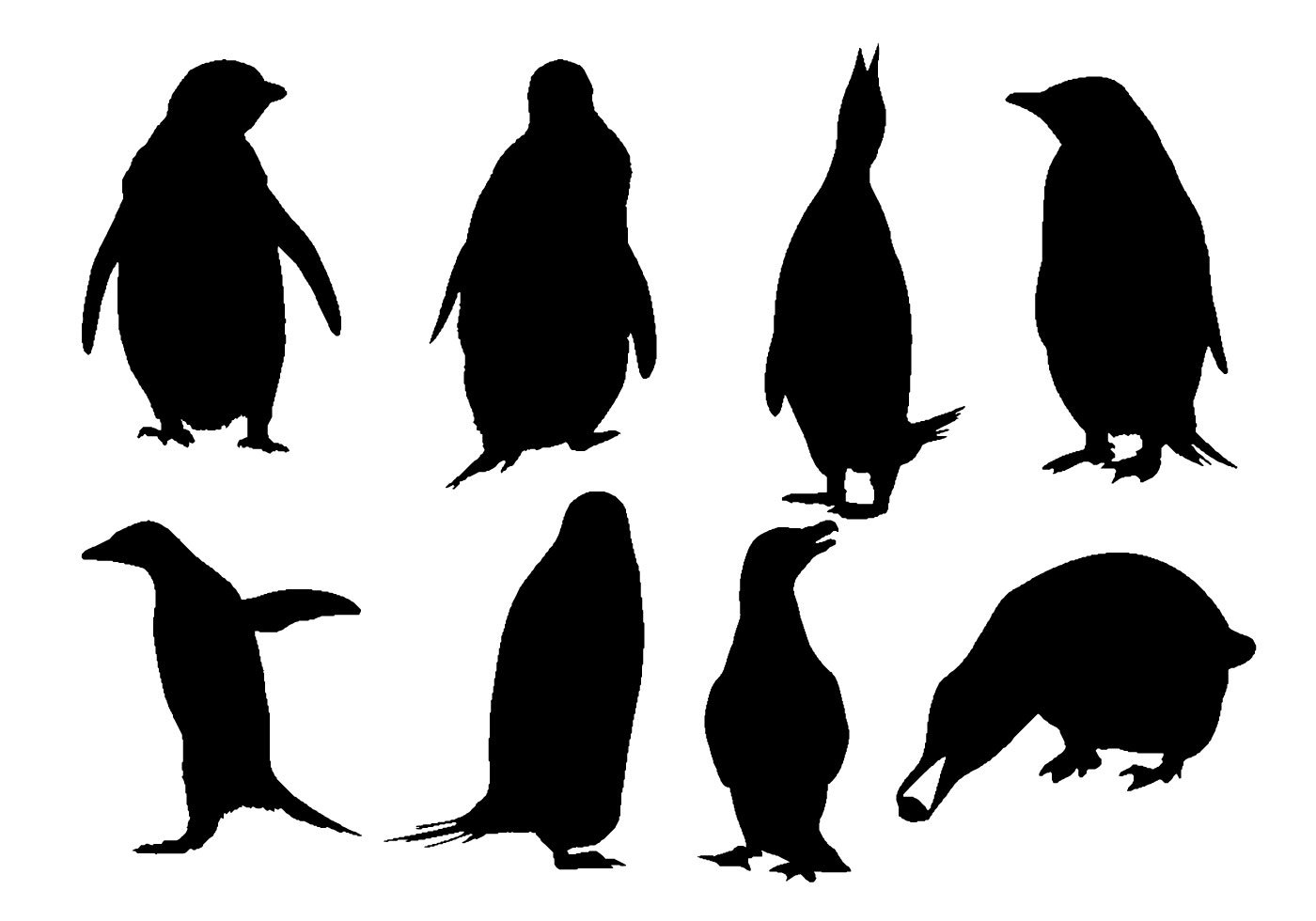 14 Free Penguins Vector Images - Free Vector Clip Art Penguin ...