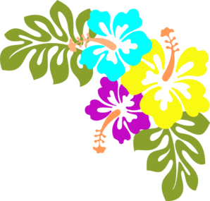 People Luau Party Clipart