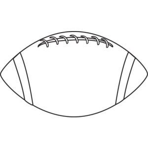 Football Clipart Black And White - 58 cliparts