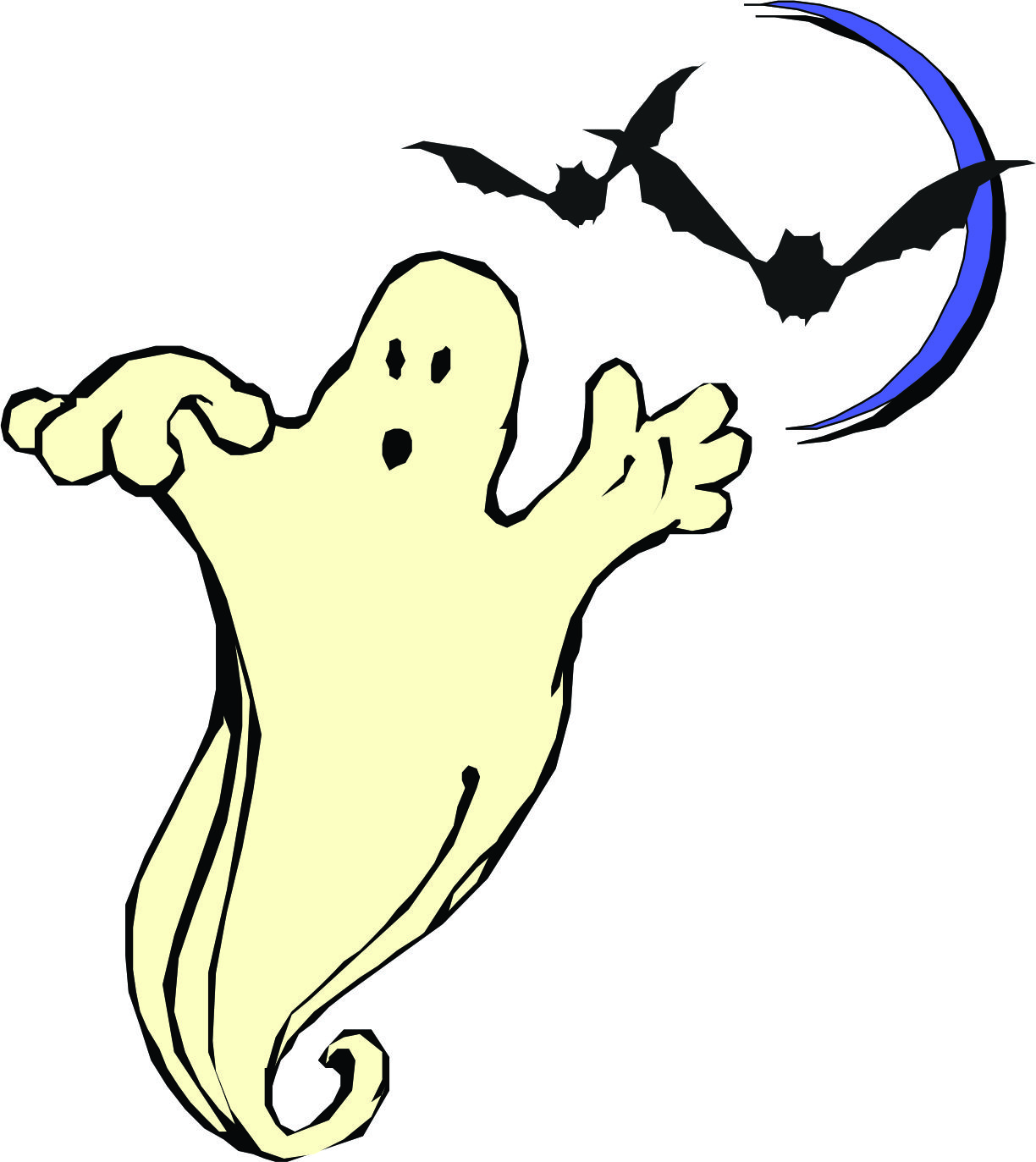 Cartoon Pictures Of Ghosts - ClipArt Best