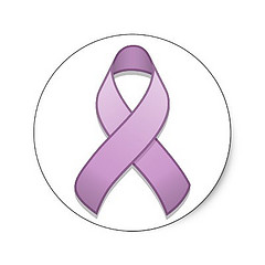 Lavender Cancer Ribbon