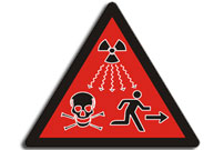 Red triangle with skull and crossbones is for danger - new UN ...