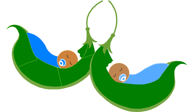 Two Peas In A Pod Clip Art