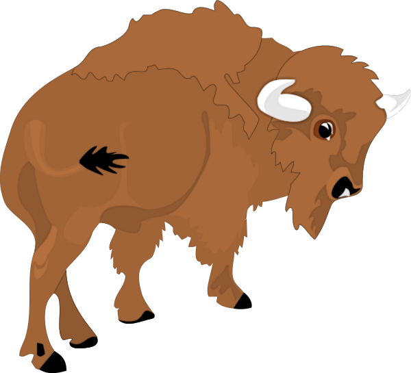 Free Buffalo Clipart, 1 page of Public Domain Clip Art