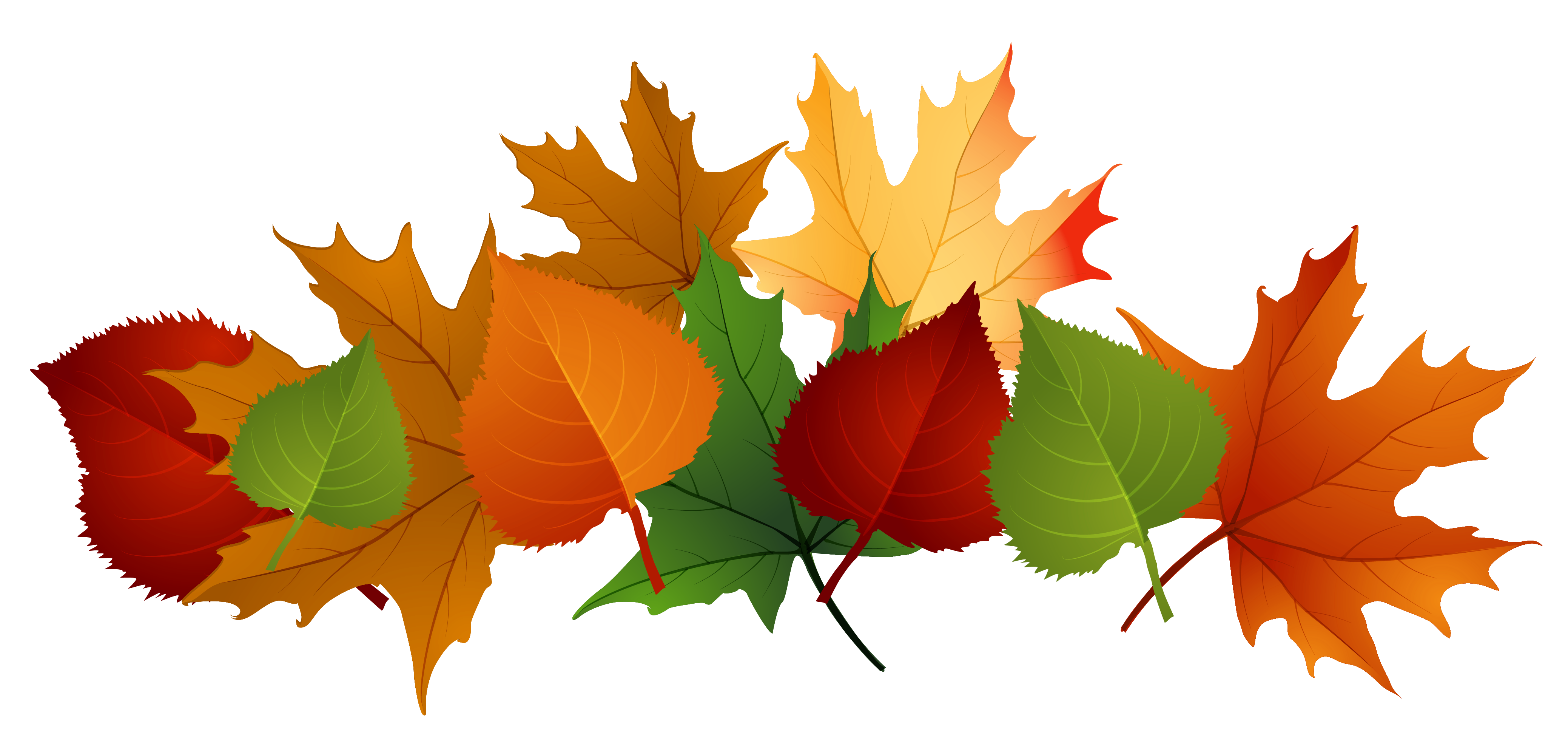 Fall border free fall clip art vector for