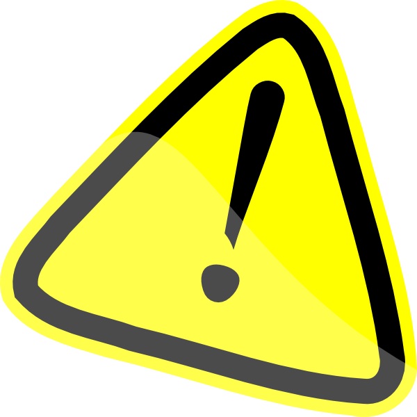 Warning Sign Cartoon - ClipArt Best