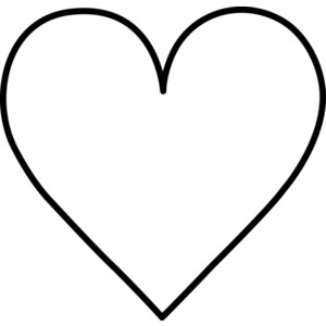 Heart clipart black and white - ClipartFox