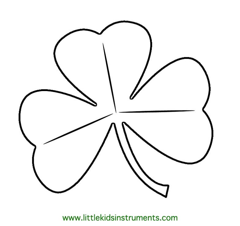 Shamrock Coloring Sheet - Ant-llc.net