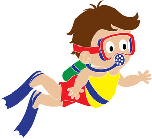 Cartoon Scuba Diver Clipart