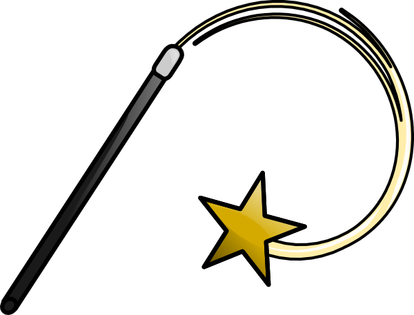 Animated magic wand clipart