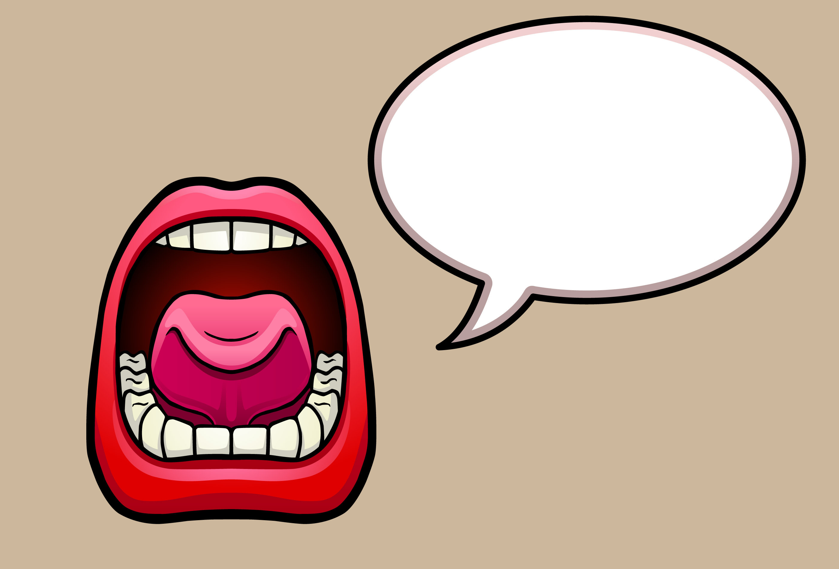 Talking Mouth Clipart