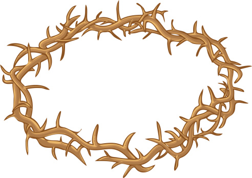 Crown Of Thorns Clip Art, Vector Images & Illustrations