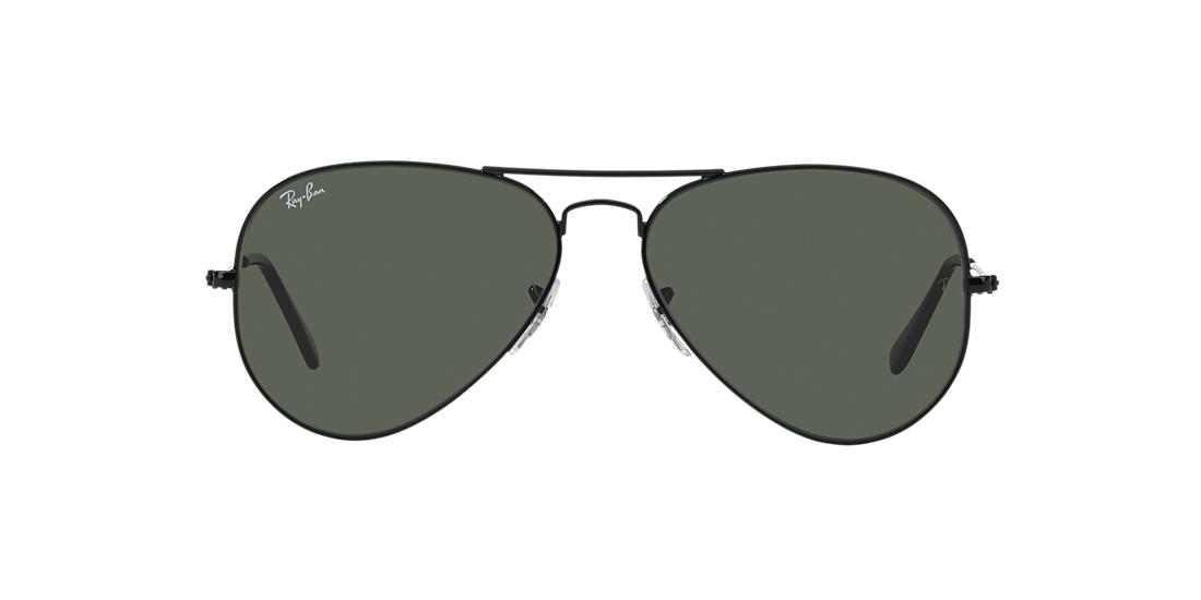 Ray-Ban RB3025 58 ORIGINAL AVIATOR 58 Grey & Black Sunglasses ...