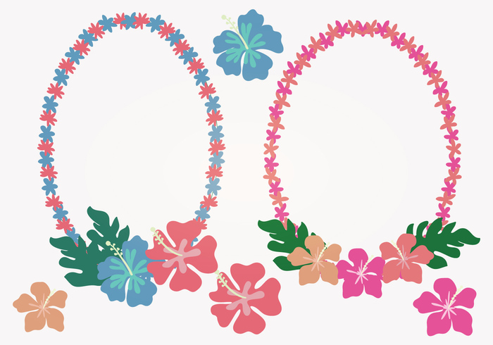 Hawaiian Lei Vector Illustration - Download Free Vector Art, Stock ...