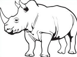 Free Rhinoceros Clipart