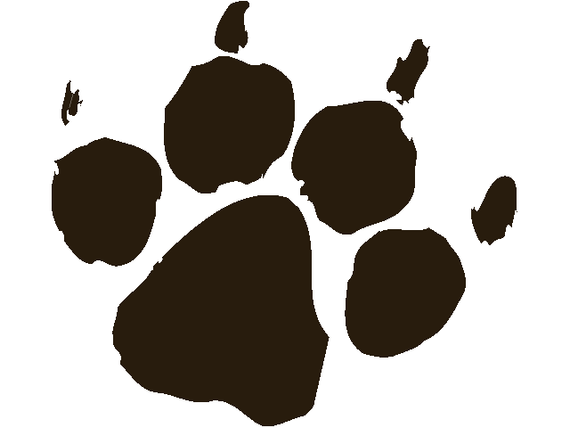 Outline Lion Footprint | Free Download Clip Art | Free Clip Art ...