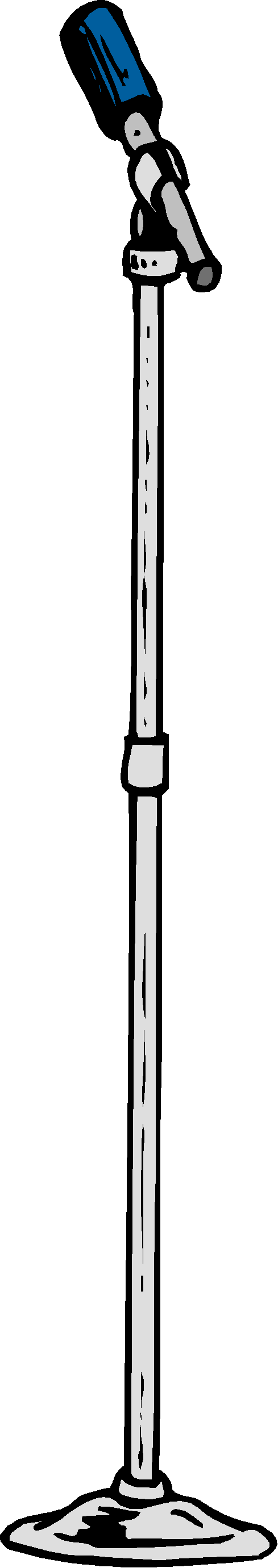 Mic stand clip art