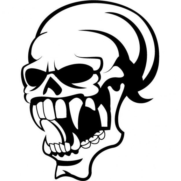 Skull Art Vector | Free Download Clip Art | Free Clip Art | on ...