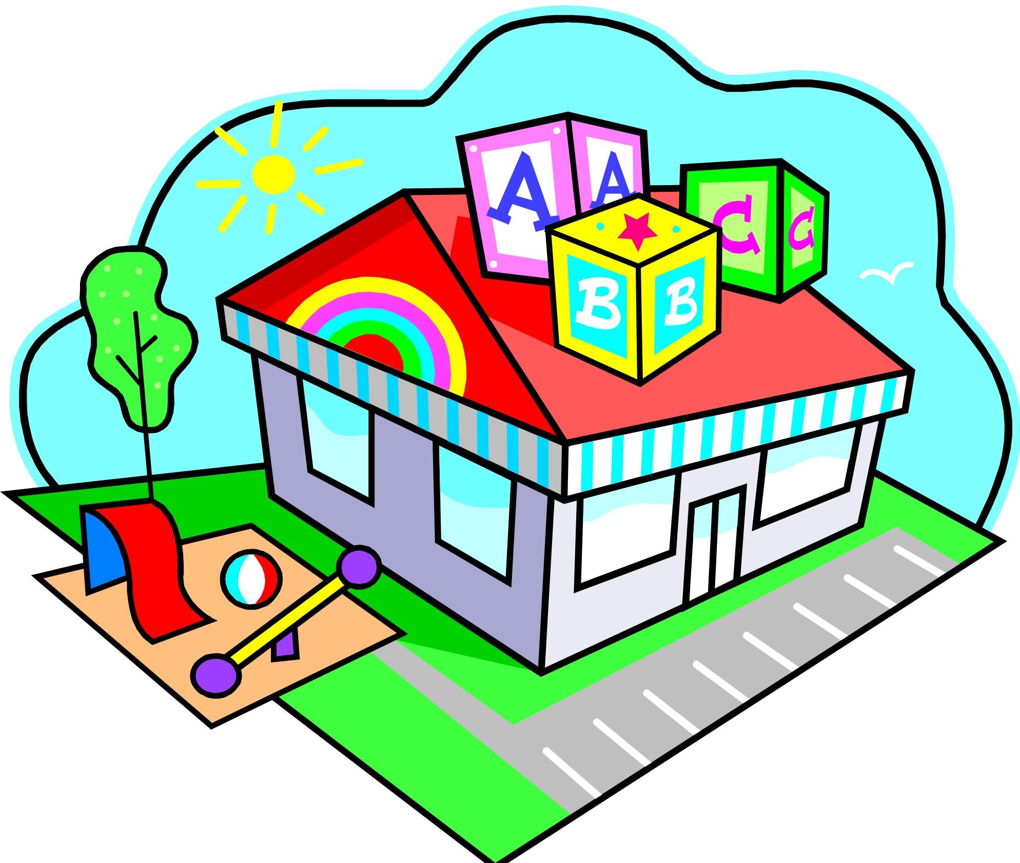 Nursery building clipart