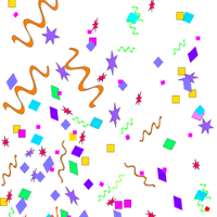 Confetti Computer Clipart