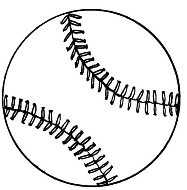Baseball Coloring Page Baseball And Bat Coloring Page Sports Free ...