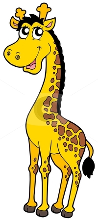 Giraffe cartoon clipart