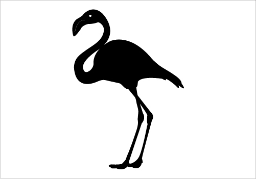 Flamingo Silhouette Clipart