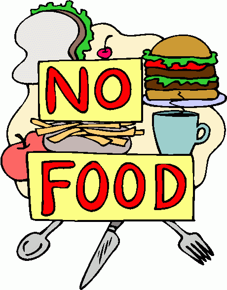 Clipart No Food Or Drink Allowed