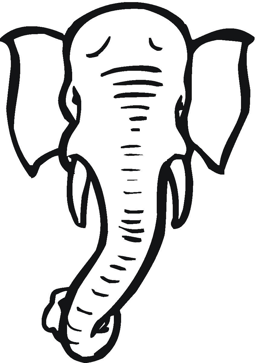 Elephant Line Art | Free Download Clip Art | Free Clip Art | on ...